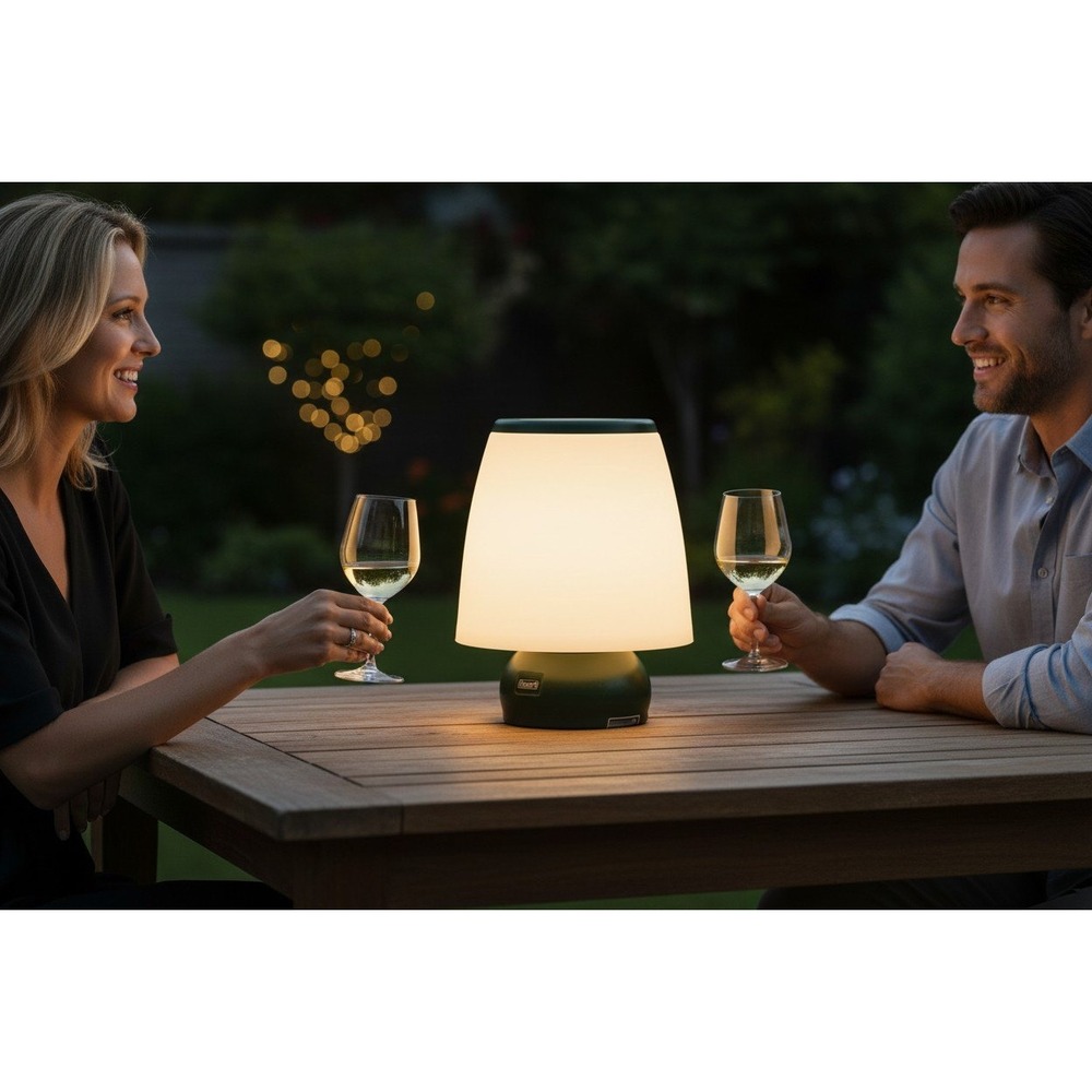 Coleman Soft Glow Table Lamp Portable LED Warm White CPX 6 Compatible Green New